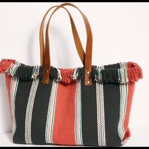 Free People Espana Woven Tote